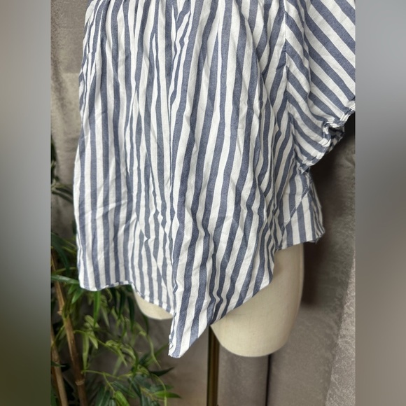 Madewell Women’s Square Neck Butterfly Top in Stripe Play Sz XS - Picture 7 of 10